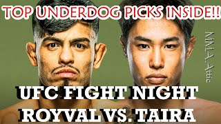 UFC Fight Night Royval vs Taira Predictions