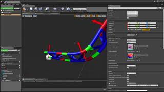 UE4 Spline With Mesh Component