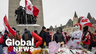 Trucker protests: Demonstrators gather in Ottawa for 3rd weekend in a row