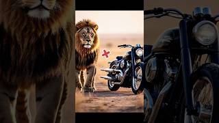 Bike vs lion #short #shortfeed #ytshorts #shorts