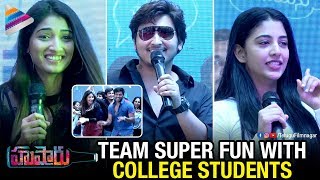 Husharu Movie Team Super Fun with College Students | Radhan Music | 2018 Latest Telugu Movies