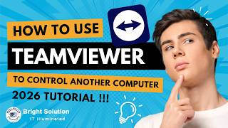 🚀How to Control Any Computer Remotely 🔥 (TeamViewer Full Guide) | Bright Solution Computer