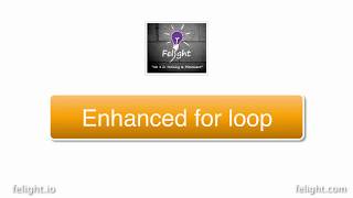 [Java Basics] Enhanced for loop or for each loop in Java