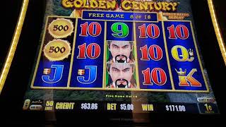 Dragon link golden Century $5 bet