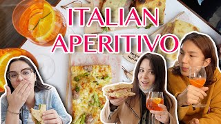 KOREAN tries ITALIAN APERITIVO in Korea for the FIRST TIME!