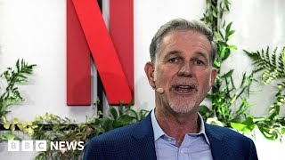 Netflix co-founder steps down as CEO after turbulent year - BBC News