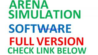 Arena Simulation Software Rockwell Full Version Software LICENSED