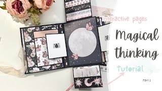 Magical Thinking Album Tutorial| Interactive Pages| Recollections paper
