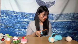 Knitting is a pastime during recess, let's knit a turtle with wool Part 5