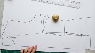 How to Draft a Front Bodice Block (Part 2) | Beginner Pattern Making Tutorial