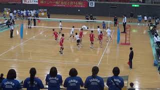 平成31年度　宮城県高等学校バレーボール選手権大会　仙台商業×石巻工業　2セット目