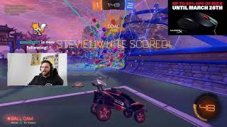 Stevie White White White Scores In Rocket League!!!!