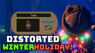 How To ESCAPE DISTORTED WINTER HOLIDAY \u0026 UNLOCK SAM in PIGGY!