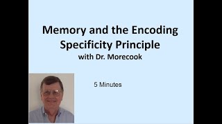 Chapter 5 The Encoding Specificity Effect