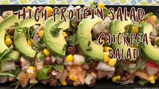 High protein salad |chickpea salad | healthy salad recipe #chickpeasalad #protiensalad #cornsalad