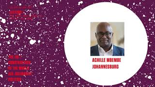 (Re)construction | The need and desire to repair the world (Achille Mbembe)