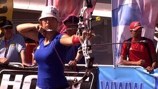 Pascale Lebecque v Marcela Toniolli – compound women bronze | Amsterdam 2012 European Championships