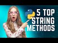 5 TOP String Methods in Python (Python Tutorial for Beginners)