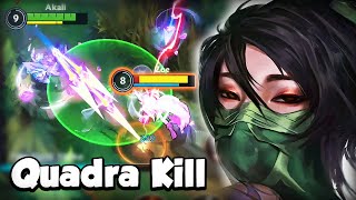 Akali counter Zoe? (Quadra Kill) - Build & Runes - Wild Rift Challenger Akali Gameplay
