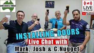 How to Install a Hume Cavity Sliding Flush Door / Jamb \u0026 Door, LIVE CHAT!