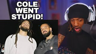 J. COLE BLACKED OUT! | Drake & J. Cole - First Person Shooter (REACTION!!!)