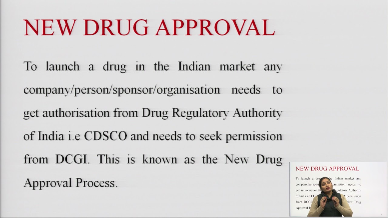 Regulatory Requirements And Approval Procedure For New Drugs - YouTube