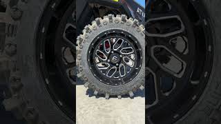 SUPER ATV SNORKEL KIT WITH FUEL WHEELS ON A POLARIS RZR