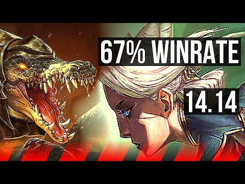 RENEKTON vs. CAMILLE (TOP) 67% win rate, 9/3/6 VN Diamond 14.14