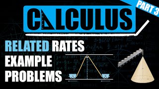 Related Rates Example Problems | Part 3