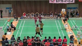 山村/塚本 vs 佐伯/垰畑 全日本実業団2016 準決勝 D2