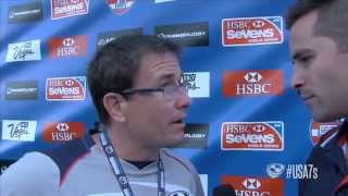 Mike Friday wraps up the Eagles top four finish at USA Sevens