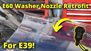 E60 Washer Nozzle Retrofit on my E39 M5 Wagon! (Worth the Hype?)