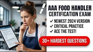 AAA Food Handler Certification Exam 2026 Comprehensive Study Guide And Practice Review