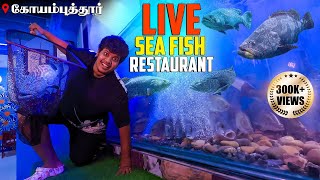 FIRST TIME Live SEA Fish Restaurant 😱 - Neydhal The Coast - Irfan’s View