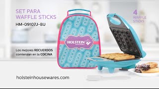 HM 09107J-BU MINI Set Para Waffle Sticks- Holstein Housewares