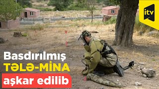 Erməni hərbi birləşmələri tərəfindən basdırılmış tələ-mina aşkar edilib