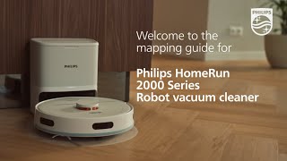 Philips HomeRun 2000 series Robot Vacuum Cleaner | How to map