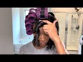 how to straighten natural hair without heat damage magnetic roller set on natural hair