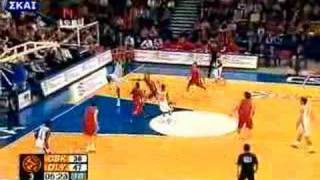 cska vs olympiakos 74-76 2007-08 euroleague playoff