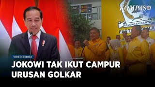 Presiden Tegaskan Persoalan Internal Golkar Bukan Urusan Negara