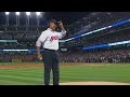 WS2016 Gm6: Dennis Martinez throws first pitch