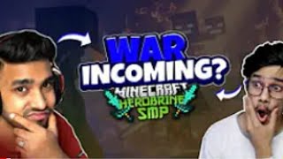 upcoming war in Herobrine SMP|boss gang vs ujjwal|Herobrine smp highlights @Gamerfleet @kahatarnak||