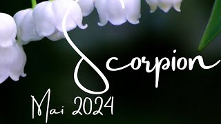 ♏ Scorpion ♏ Mai 2024 😊 FIN des obstacles, NOUVEAU projet, JOIE en amour !  ❤️🌟🎁🦋💍💰