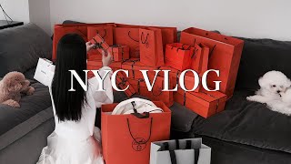 NYC VLOG | Luxury Unboxing | Hermes, Chanel, Rolex | Gift for Mother-in-Law | Steak house in NYC