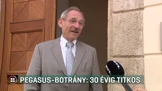 Pegasus-botrány: 30 évig titkos 21-09-20