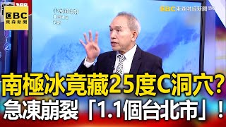 南極冰原下竟藏恆溫「25度C洞穴」？急凍崩裂「1.1個台北市」！ - 劉燦榮 謝寒冰【57爆新聞 萬象搜奇】