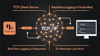 Step by Step Node-Red TCP Client server : Real Time Data Logging