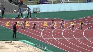 吉岡隆徳記念 第66回出雲陸上競技大会 ウォームアップ 女子100m1組 12.16(-2.7)