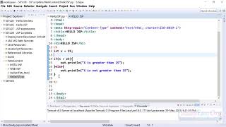 JSP & Servlet + Hibernate: A complete practical guide : JSP scriptlets scripting element