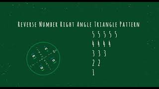 45 Number Right Angle Triangle Pattern without any pre-defined method using while loop in Python